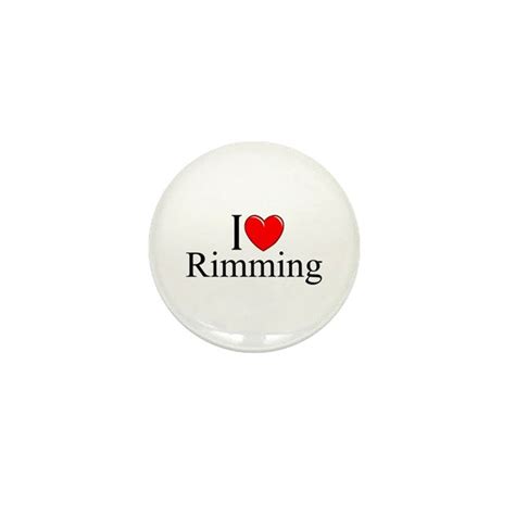 I Love Heart Rimming Mini Button By Ilovetshop