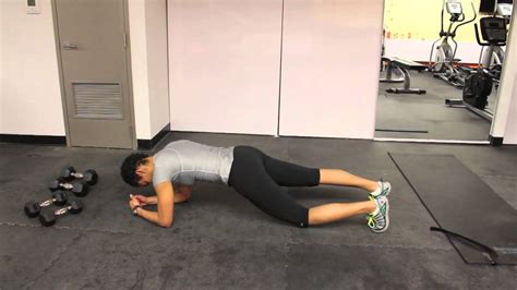 Plank With Knee Drops Black Girl Slim Youtube