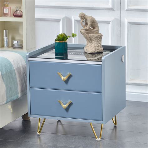 Everly Quinn Brynn Manufactured Wood Nightstand | Wayfair