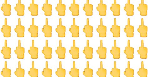 Emoji With Middle Finger