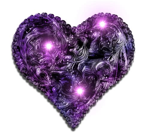 Emoji Purple Heart Png Image With Transparent Backgro