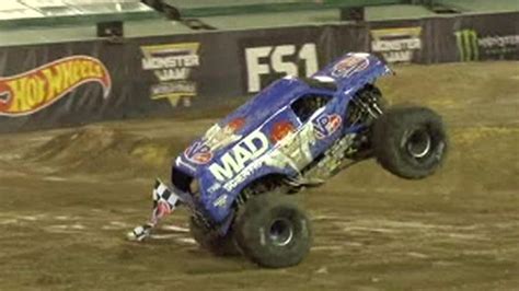 Worlds First Monster Truck Flip Completed In Usa Cbbc Newsround