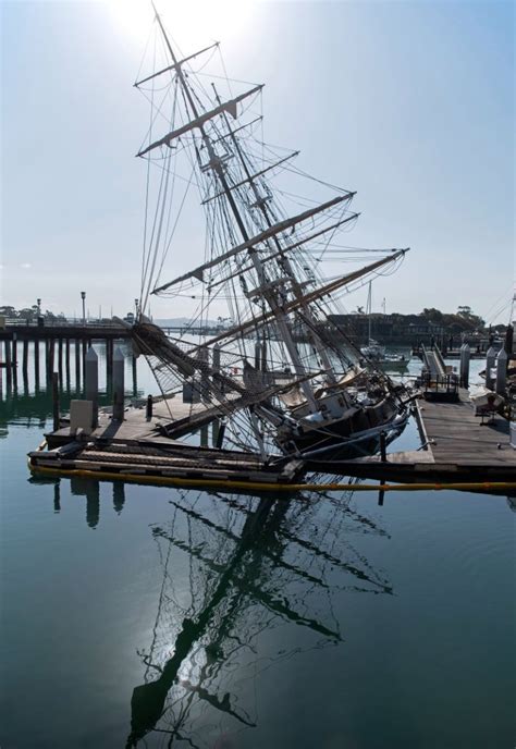 Ocean Institutes Tall Ship Pilgrim Sinks In Dana Point Harbor