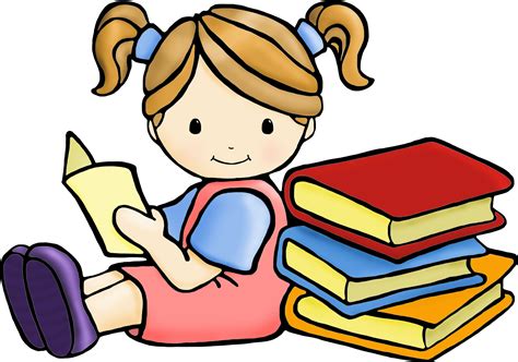 Clipart Child Book Clipart Kid Reading Png Download Full Size Clipart