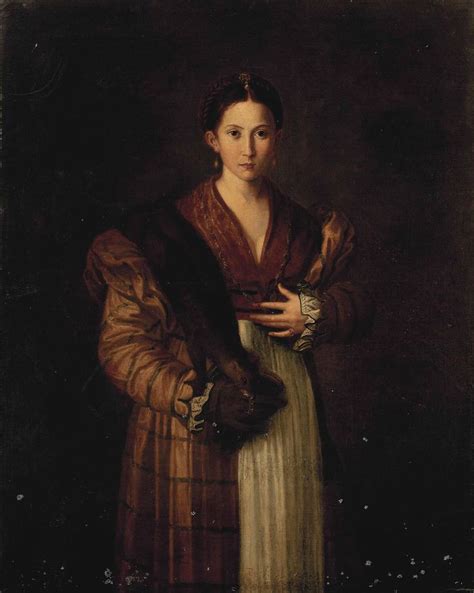 After Girolamo Francesco Maria Mazzola Il Parmigianino Portrait Of A