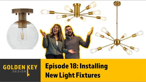 Diy Installing New Light Fixtures Youtube