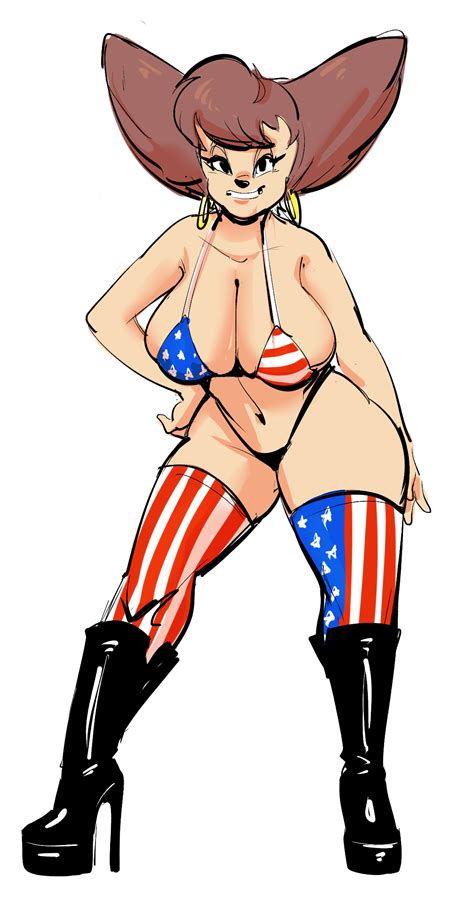 rule 34 1girls american flag american flag bikini american flag legwear anthro breasts dbaru