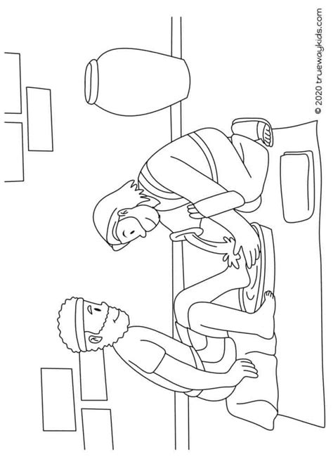 Look over today's church bulletin with the children to see if there are any prayer requests that they can pray for. Jesus washes the disciples feet - coloring page in 2020 ...