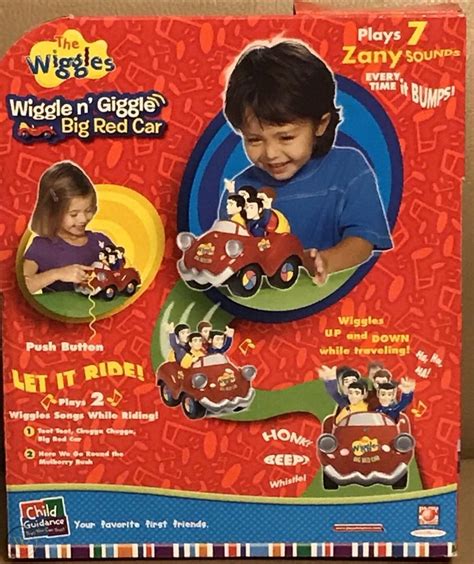 The Wiggles Wiggle N Giggle Big Red Car New Zany Sounds Playalong Jakks