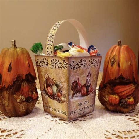 Thanksgiving Mini Treat Box Template Give Thanks To The