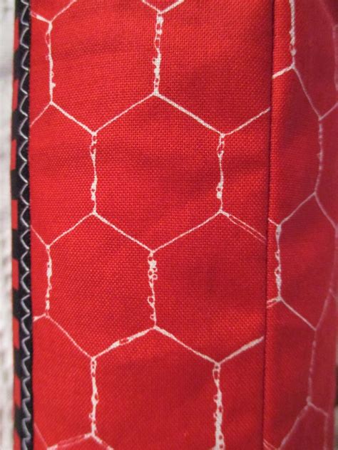 Country Red Chicken Wire Fabric With Cute Chicken Bottle Cover Etsy