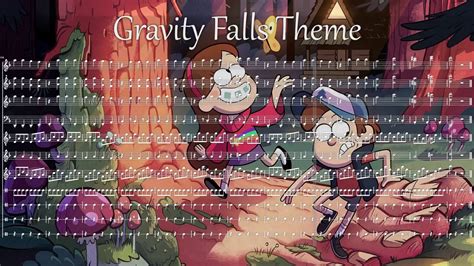 The gravity falls main title theme was composed by brad breeck for disney's animated tv series gravity falls, which was ranked the third best cartoon of the 2010s by watchmojo.com! Gravity Falls Theme (Sheet Music) - YouTube