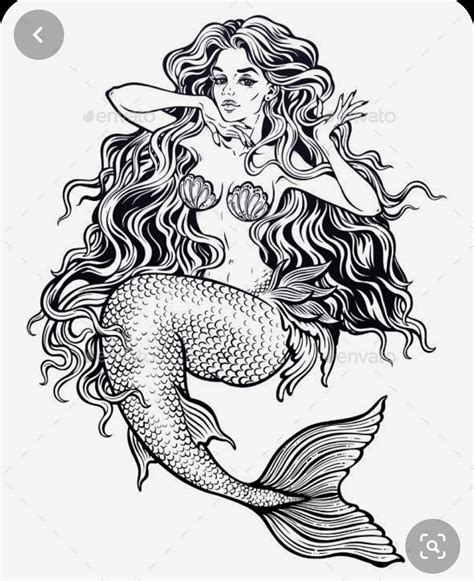 Beautiful Mermaid Tattoo Designs