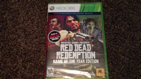 Red Dead Redemption Game Of The Year Edition For Xbox 360 Unboxing