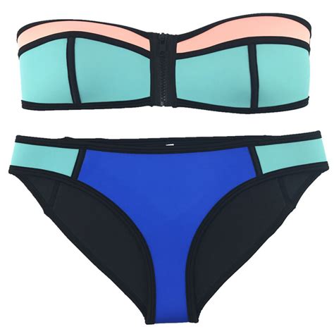 swimwear woman neoprene material bikinis women new summer 2018 sexy swimsuit bath suit bikini