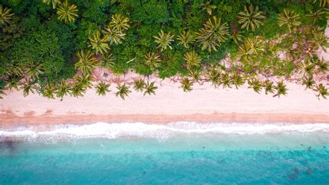 Tropical Beach Aerial View Wallpapers Hd Wallpapers Id 30483