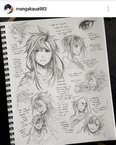 Creating A Female Character Artist Mangakaua983 Sketch Book