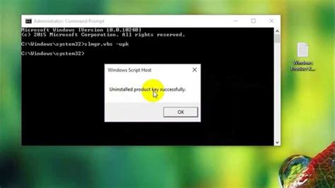 How To Deactivate Windows 10 Product Key Youtube