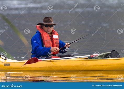 Bass Fishing Canoe Editorial Image Image Of Fisherman 34116920