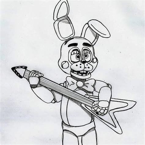 Desenhos Do Toy Bonnie Para Imprimir E Colorir Pintar