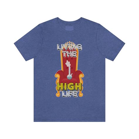 Living The High Life Graphic Tee Weed Tshirt Etsy
