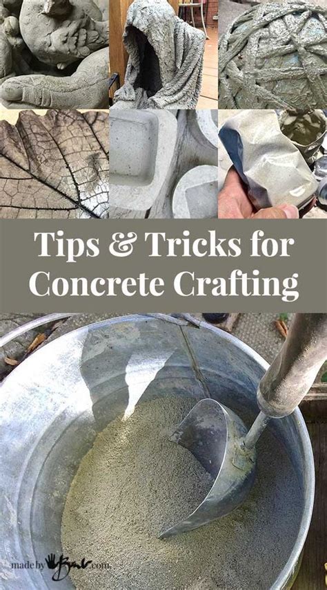 Tips And Tricks For Concrete Crafting Instructions To