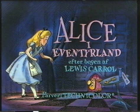 Alice I Eventyrland Alice In Wonderland Danish Voice