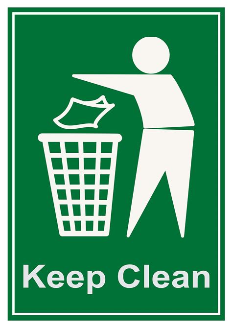 Keep Clean Sticker Sign Price In Uae Amazonae Uae Kanbkam