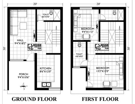 25 X 30 House Plan 25 Ft By 30 Ft House Plans Duplex Plan 55 Off