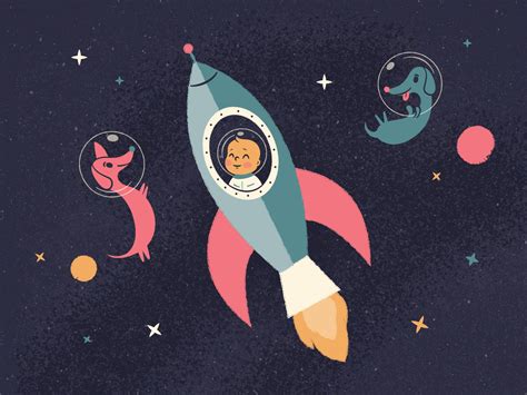 Baby in Space by Jennifer Teo on Dribbble