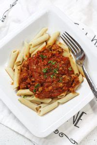 Healthy Turkey Bolognese Busy But Healthy