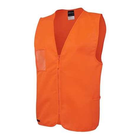 Jbs Hi Vis Zip Safety Vest Workwear Clothing Online