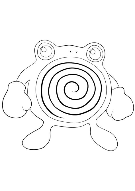 Poliwhirl No61 Pokemon Generation I All Pokemon Coloring Pages