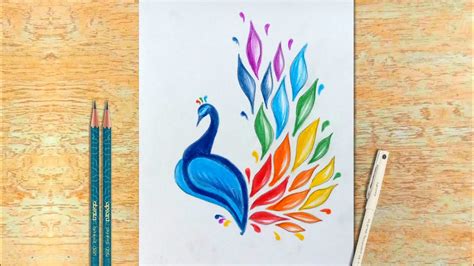 Creative Drawing Ideas Easy Drawing For Kids With Colour Here Are