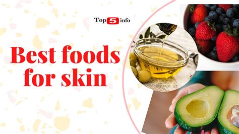 Best Foods For Skintop Food For Glowing Skin Youtube