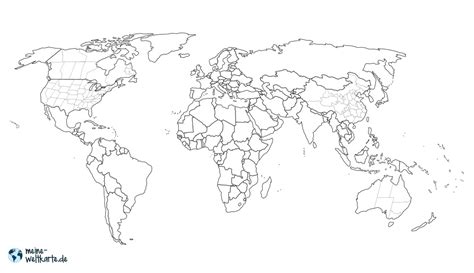 Online landkarten und stadtplänen aus aller welt! Meine Weltkarte - Weltkarte zum Ausmalen wo man schon war ...