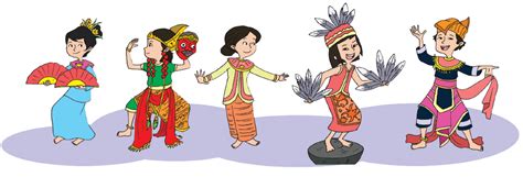 Gambar Kartun Tarian Tradisional Di Malaysia