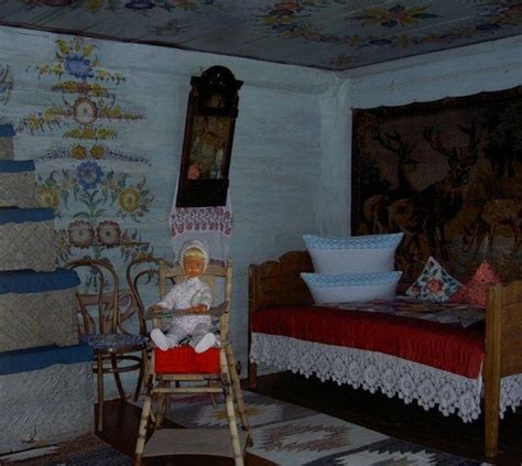 An Interior Of The Russian Peasants Bedroom Late 19th Early 20th Century You Can See