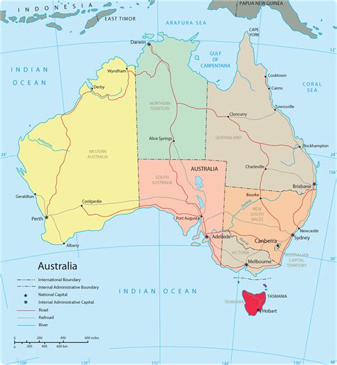 Canberra Karte