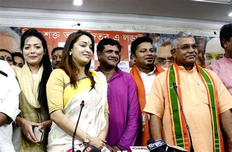 Bengali Actress Rimjhim Mitra Two Others Join Bjp
