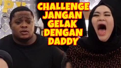 Bikin Challenge Sama Daddy Syura Badron Tak Boleh Gelak Ya Youtube