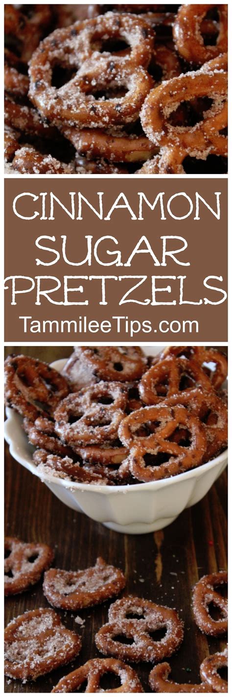 Well you're in luck, because here they come. Super easy Cinnamon Sugar Pretzels! Perfect for DIY Homemade holiday gifts! This sweet dessert ...