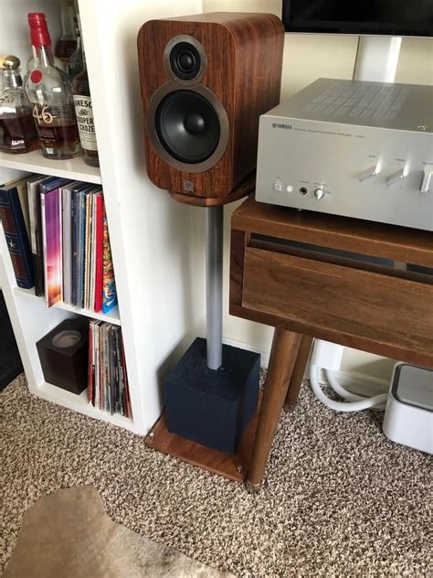 Floor Speaker Stands Made From Ikea Chopping Board Ikea Hackers