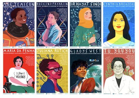 Stem Role Model Posters Celebrate Female Innovators Positive News