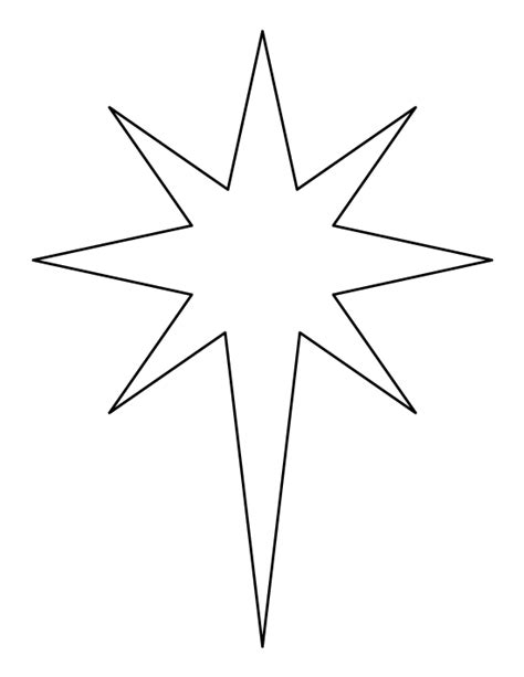 Printable Bethlehem Star Pattern Use The Pattern For Crafts Creating