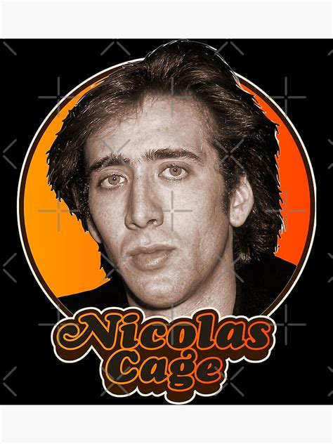 Póster Nicolas Cage Nombre Artístico Actor Cineasta Coppola Recibió
