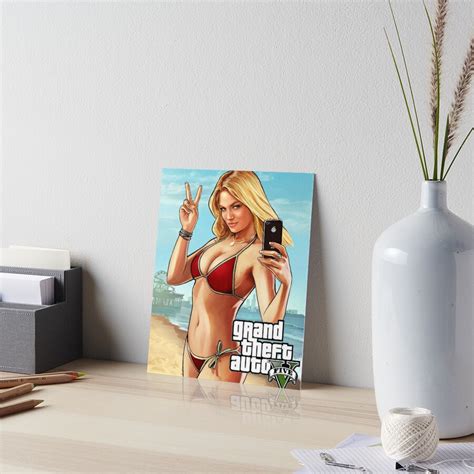 Grand Theft Auto V Girl Bikini Beach Mädchen Selfie Gta V Galeriedruck Von Gyusrf Redbubble