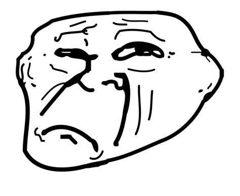 Confused Troll Face Png Trollface Is A Meme And A Rage Comic