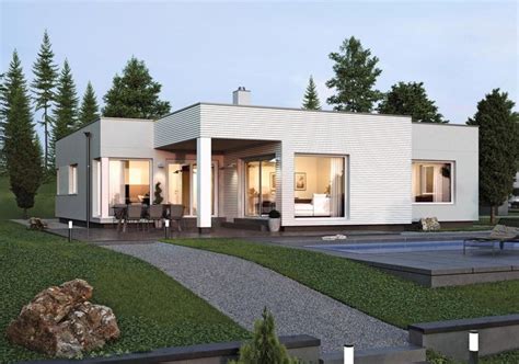 Die produktionsanlage von elk fertighaus in schrems im waldviertel. ELK Bungalow 140 modern mit Flachdach - ELK Fertighaus ...