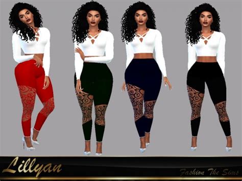The Sims Resource Leggings Raquel By Lyllyan • Sims 4 Downloads